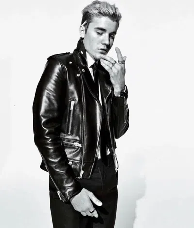 Pre-owned Saint Laurent L01 Sz.52 In Black