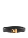 Saint Laurent La 66 Belt In Brown