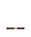Saint Laurent La 76 Belt In Brown