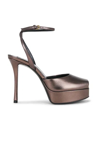 Saint Laurent La Scandale Platform Sandal