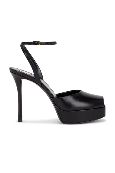 SAINT LAURENT LA SCANDALE PLATFORM SANDAL