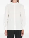 Saint Laurent Lace-trimmed Cotton Poplin Blouse In White