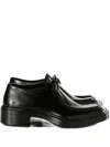 Saint Laurent Harvey Derbies In Smooth Leather In Black