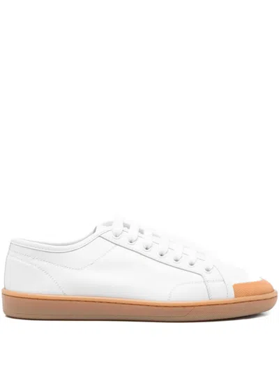 SAINT LAURENT LACE-UP TOE SNEAKERS