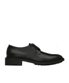 Saint Laurent Leather Adrien Oxford Shoes In Black