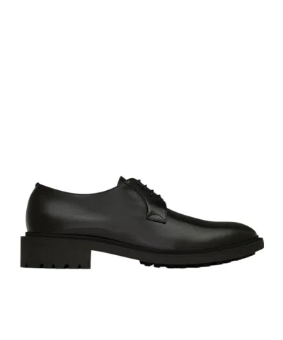 SAINT LAURENT SAINT LAURENT ANTOINE ROUND TOE LACE-UP SHOES