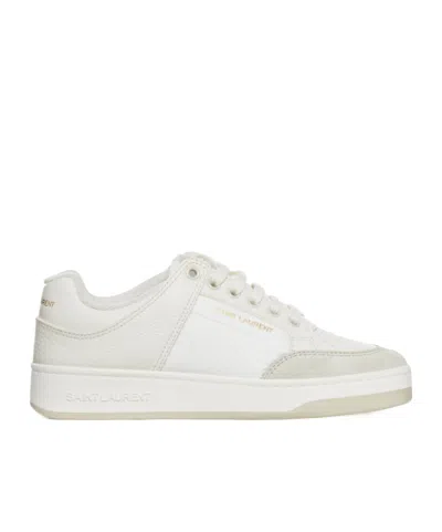 Saint Laurent Moorer Florio-kn - Double-breasted Down Jacket In White