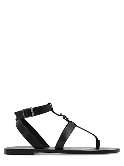 Saint Laurent Lacedup In Black