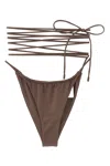 Saint Laurent Lacing Bikini Briefs In Multi