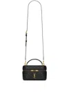 Saint Laurent Gaby Leather Shoulder Bag Strap In Black