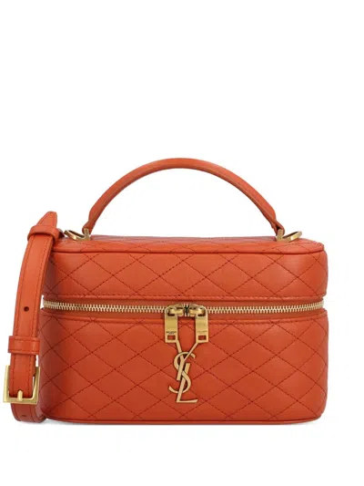 SAINT LAURENT SAINT LAURENT LAMBSKIN GABY VANITY BAG
