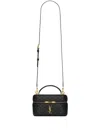 Saint Laurent Gaby Leather Shoulder Bag Strap In Black