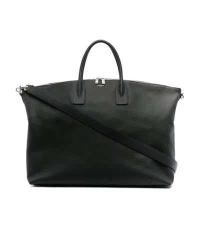 Saint Laurent Large Bowling Tote Bag In Black