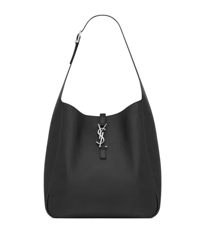Saint Laurent Large Calfskin Le 5 À 7 Shoulder Bag In Black