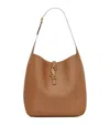 Saint Laurent Le 5 À 7 Large Shoulder Bag In Brown