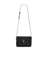 Saint Laurent Cassandre Envelope Messenger Bag In Black