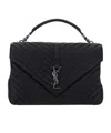 Saint Laurent Large College Tote In Black