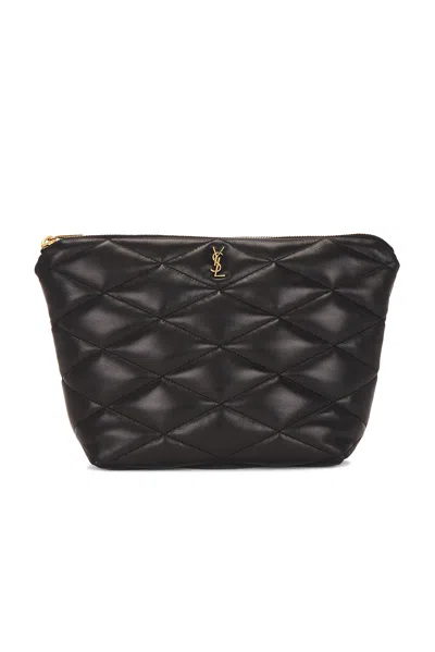 SAINT LAURENT LARGE COSMETIC POUCH