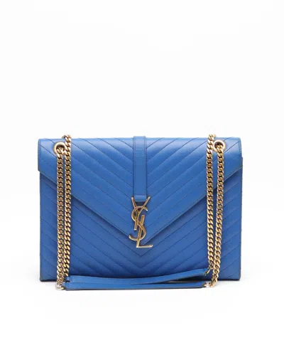 Saint Laurent Large Envelope Bag In Gold