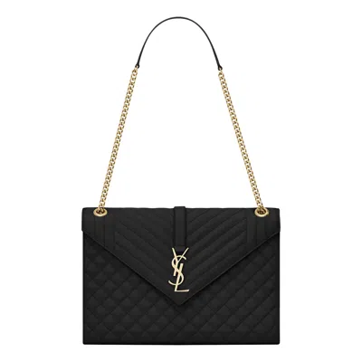 Pre-owned Saint Laurent Large Envelope Chain Bag 'black' | Women's Size Onesize