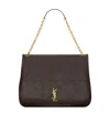 Saint Laurent Large Flap Shoulder Bag In Black