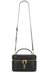 Saint Laurent Gaby Shoulder Bag Adjustable Strap Top Handle In Black