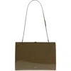Saint Laurent Large Gaia Patent Leather Shoulder Bag