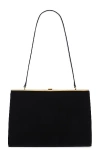 Saint Laurent Large Gaia Shoulder Bag In Noir