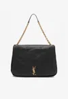 Saint Laurent Large Jamie 4.3 Nappa Leather Shoulder Bag In Black
