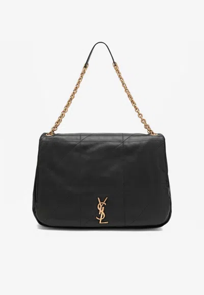 Saint Laurent Large Jamie 4.3 Nappa Leather Shoulder Bag In Black