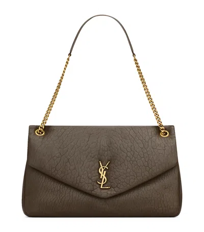 ショルダーバッグ・ポシェット Saint Laurent LARGE CALYPSO SHOULDER BAG Calypso Large leather shoulder bag in black - Saint Laurent
