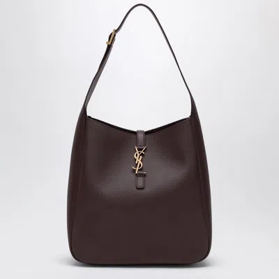 Saint Laurent Large Le 5 À 7 Brown Leather Bag