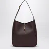 Saint Laurent Le 5 A 7 Supple Large Leather Hobo Bag In Brown