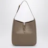 Saint Laurent Large Le 5 À 7 Dusty Grey Leather Bag In Grey