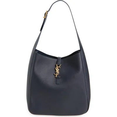 SAINT LAURENT SAINT LAURENT LARGE LE 5 À 7 LEATHER HOBO BAG