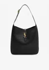 Saint Laurent Cassandre Leather Shoulder Bag In Black