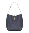 Saint Laurent Le 5a7 Large Ysl Shoulder Hobo Bag Women In Blue