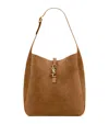 Saint Laurent Large Suede Le 5 À 7 Shoulder Bag In Sand