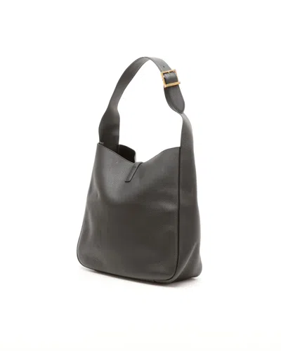 Saint Laurent Large Le 5 À 7 Supple Bag In Black