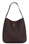 Saint Laurent Large Le 5 A 7 Supple Bag In Dark Currant