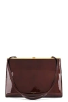 Saint Laurent Large Le Anne-marie Shoulder Bag In Espresso