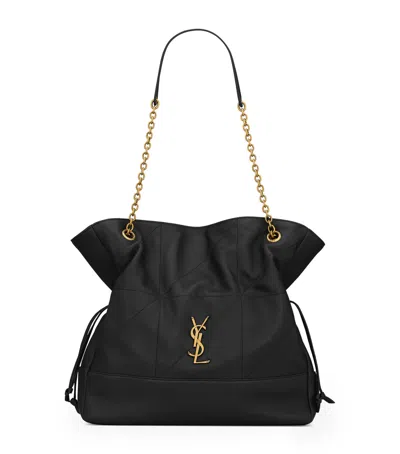 Saint Laurent Large Leather Jamie 4.3 Shoulder Bag In Noir