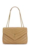 Saint Laurent Large Loulou Bag In Brown