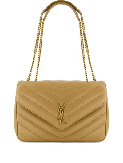 SAINT LAURENT LARGE LOULOU MATELASSÉ SHOULDER BAG