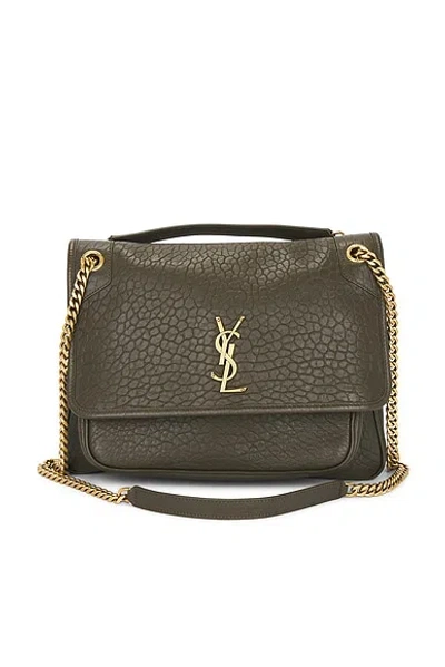 Pre-owned Saint Laurent Large Niki Chain Bag In Brown