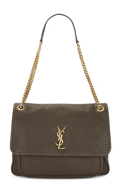 Saint Laurent Large Niki Chain Bag In Light Musk