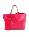 Saint Laurent Large Reversible Shopping Tote Bag In Pink
