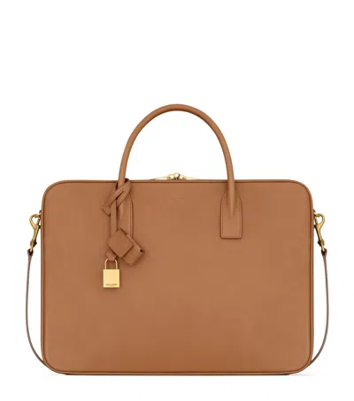 Saint Laurent Large Sac De Jour Bauletto Messenger Bag In Red