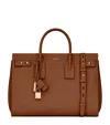 Saint Laurent Large Sac De Jour Tote Bag In Beige