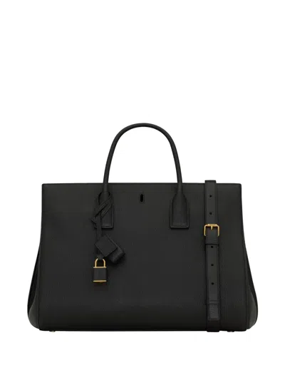 Saint Laurent Large Sac De Jour Tote Bag In Black